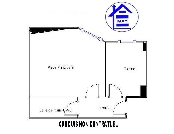 Vente appartement 1 pièce 18 m² à La Courneuve (93120), 85 000 €