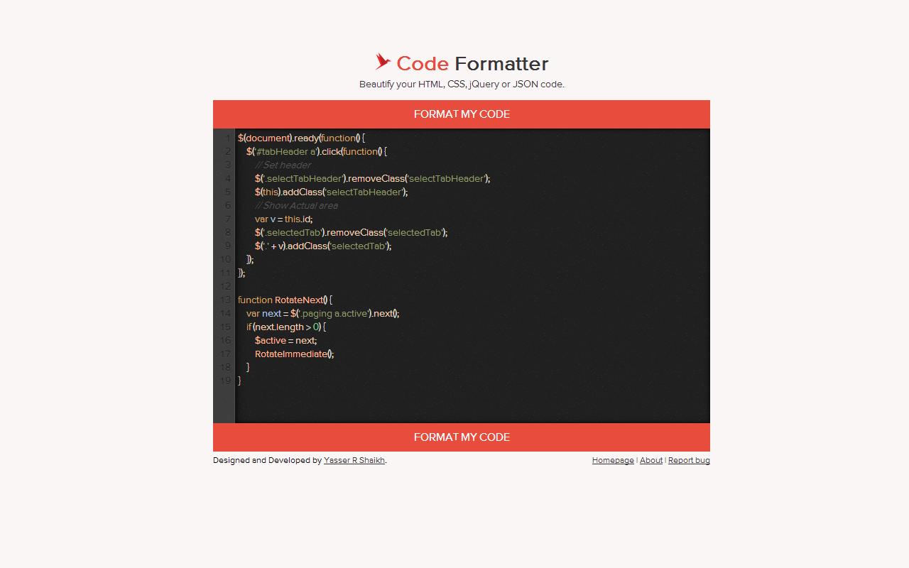 Code Formatter Preview image 5