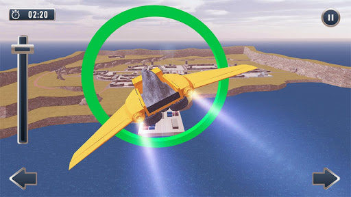 Flying Dump Construction Truck Driving