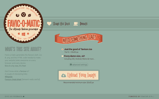 Favicomatic Website