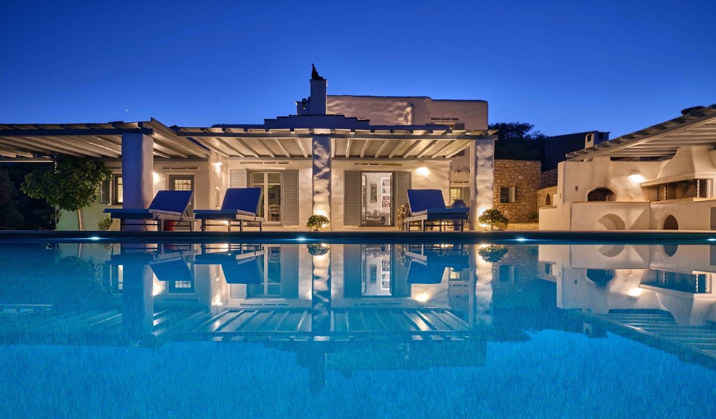 Villa with garden and terrace Paros