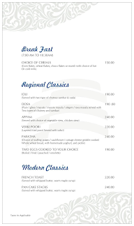 Hotel Forte Manor menu 2