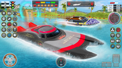 Screenshot Speed Boat Racing: Boat games