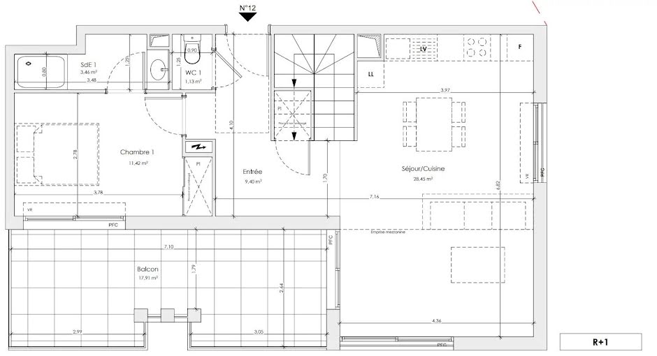 Vente appartement 4 pièces 82 m² à Valbonne (06560), 545 000 €