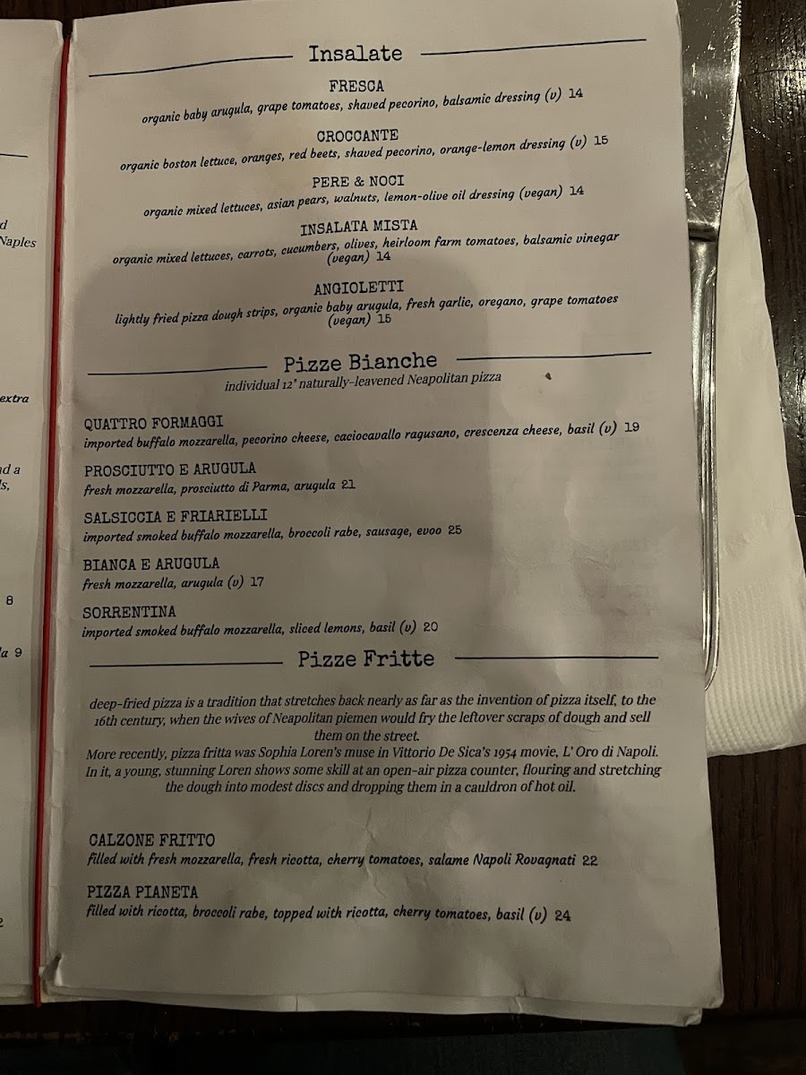 Don Antonio gluten-free menu