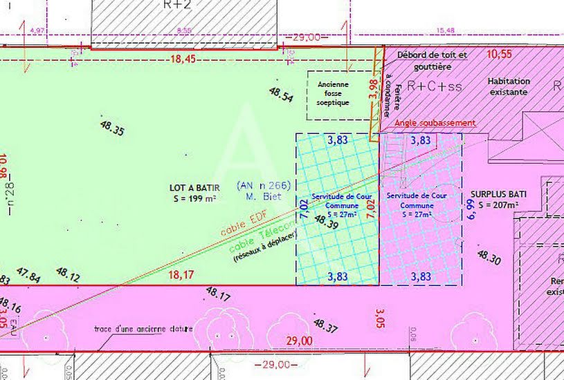  Vente Terrain à bâtir - 199m² à Neuilly-sur-Marne (93330) 