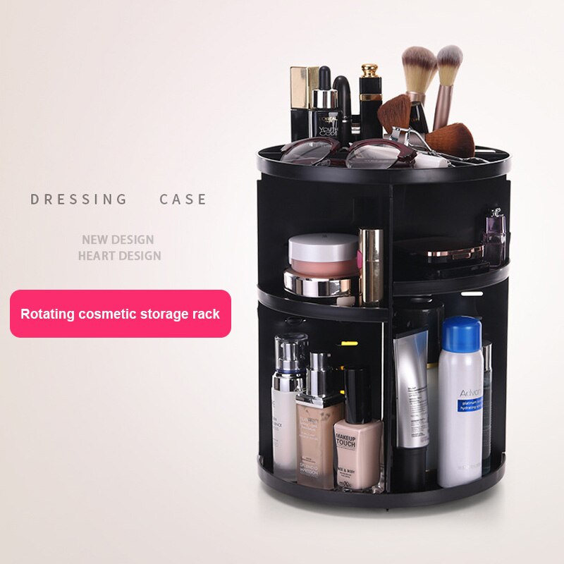 Dressing Table Storage Box 360 Degree Rotation Skincare Product Rack 3Style  Acrylic Makeup Organizer for Cosmetic