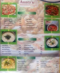 Aunty's Cafe menu 3