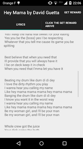 David Guetta Hey Mama Lyrics