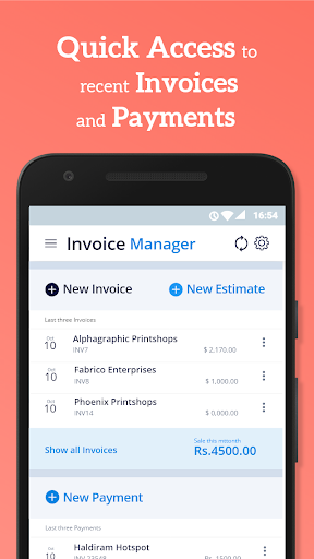 Screenshot Simple Invoice Manager