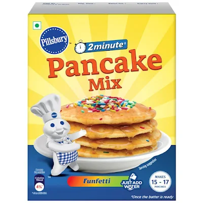 Pillsbury Pancake Mix Funfetti Flavour - 165 gm