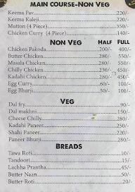 Desi Tadka menu 1