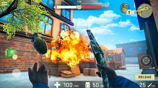 Combat Assault: Standoff FPS Tiros Apk Mod free shopping