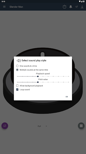 Slender Man Sound Button