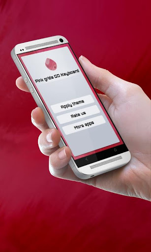 免費下載個人化APP|Pink grids GO Keyboard app開箱文|APP開箱王