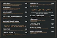 Intense  Restrobar menu 3