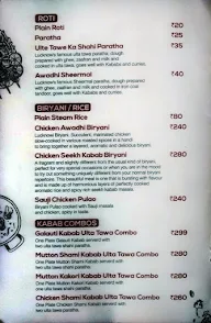 Mota Kababi menu 3