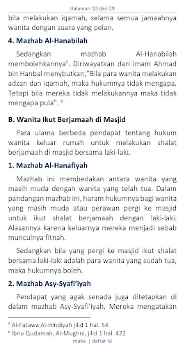 Fiqih Shalat Berjamaah Wanita - Pdf