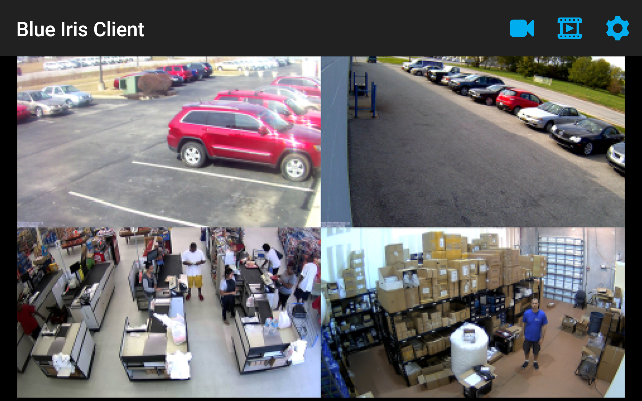    Blue Iris Remote Client- screenshot  