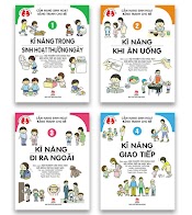 Combo Cẩm Nang Sinh Hoạt Bằng Tranh Cho Bé: Tập 1 + 2 + 3 + 4 (Bộ 4 Tập)