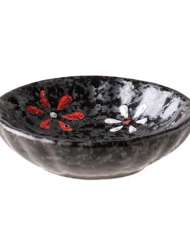 Okrągły Ceramiczny Talerz Retro na - 1