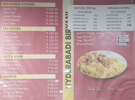 Biryani Central menu 1