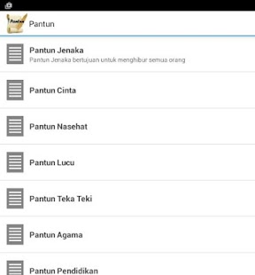 Contoh Pantun Lagu - Virallah