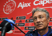 Ajax Cape Town head coach Muhsin Ertugral during his press conference ahead of their must-win match in the final round of the Absa Premiership season against Kaizer Chiefs at Cape Town Stadium.