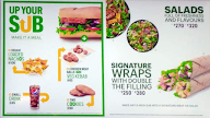 Subway menu 2