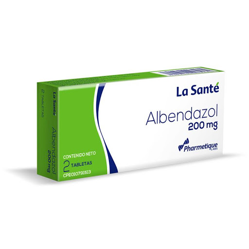 Albendazol 200Mg 2 Tabletas La Sante