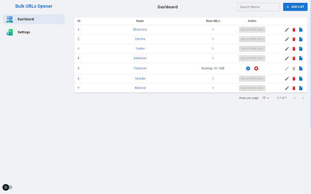 Bulk URL Opener Easily chrome extension