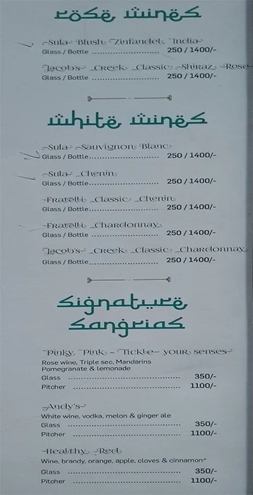 Falak menu 