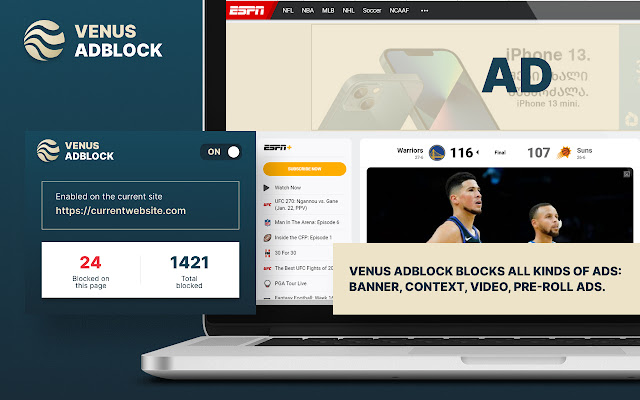 Venus ad block plus