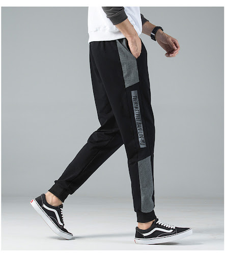 Title 1, New Youth Trend Bunched Pants for Men Comfortab...