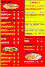 PJ Paakashala Restaurant menu 2