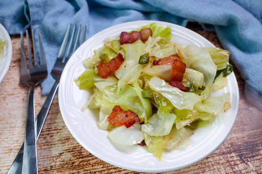 Southern Fried Cabbage in a bowl.