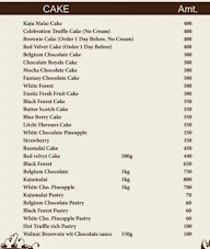 Cake Story's menu 1