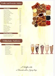 Mr Waffle menu 1