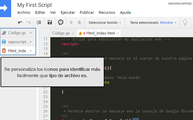Google Apps Script Custom IDE Preview image 1