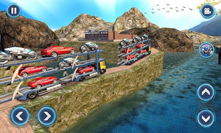 OffRoad Robot Transport Truck Driving Simulator poster 1