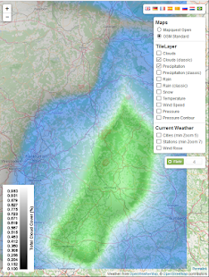 Realtime Weather Map screenshot for Android