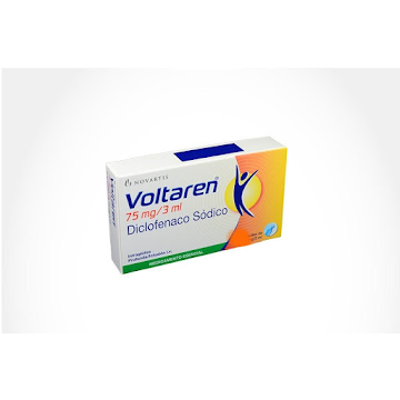 Voltaren Diclofenaco Sódico 75mg/3ml Fracción x 1 Ampolla  