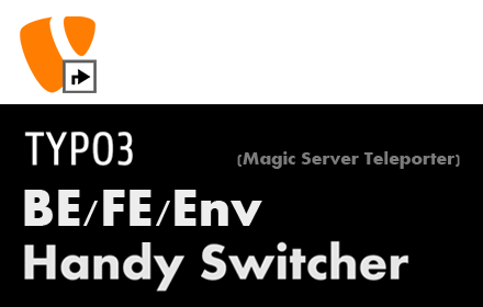 TYPO3 - BE/FE/Env Handy Switcher small promo image