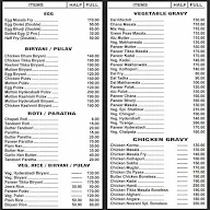 Hotel Shalimar menu 4