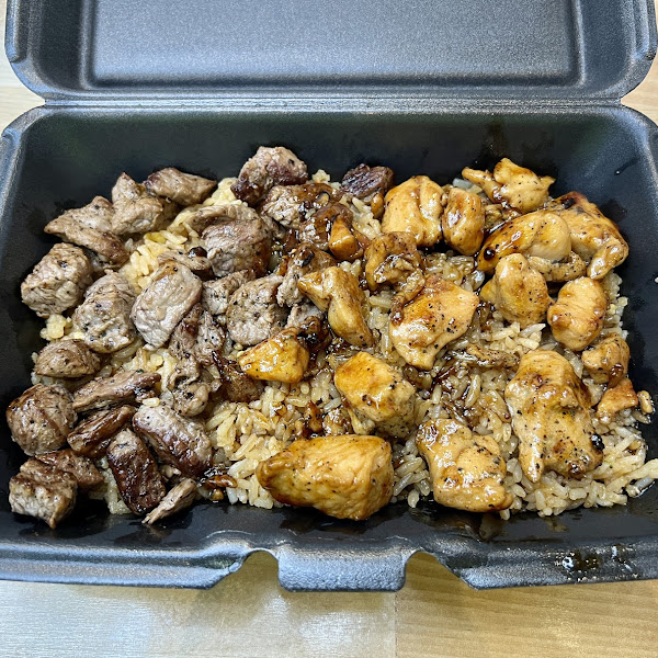 Chicken & Steak Combo with Fried Rice