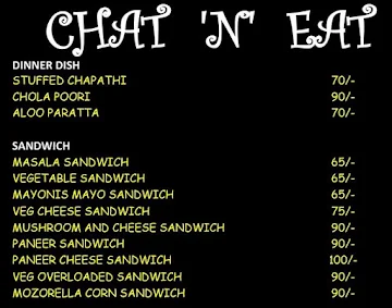 Chat N Eat menu 