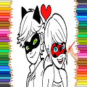 تنزيل Coloring Ladybug And Cat Noir Miraculous  التثبيت أحدث APK تنزيل