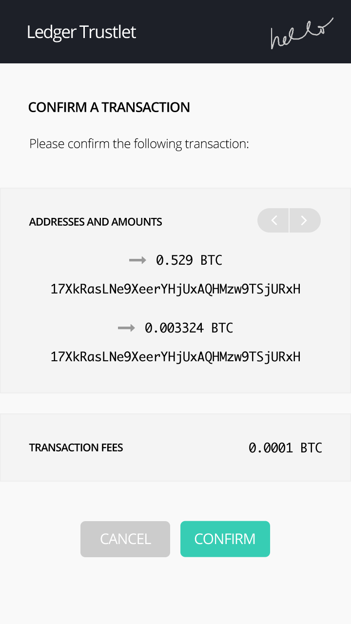 Ledger Trustlet Screen 2