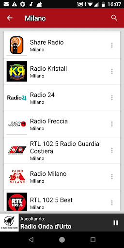 Milan Radio Stations - Italy