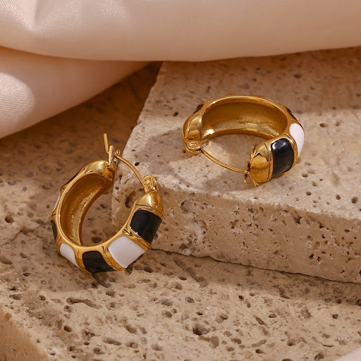 Title 9, Womens Stainless Steel 18K Gold Plated Vintage...